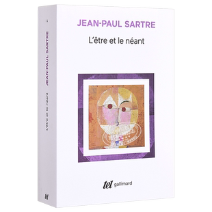 预售 【法文版】诺贝尔文学奖得主1964年 让保罗萨特 存在与虚无 法文原版 L'être et le néant Jean Paul Sartre