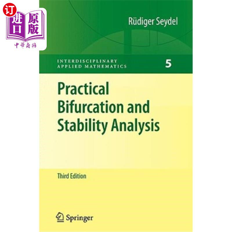 海外直订Practical Bifurcation and Stability Analysis 实用分岔与稳定性分析