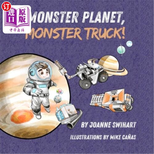 海外直订Monster Planet, Monster Truck! 怪物星球，怪物卡车！