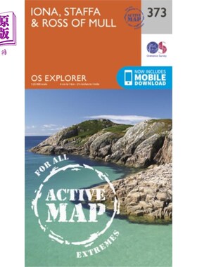 海外直订Iona, Staffa and Ross of Mull 爱奥娜，斯塔法和马尔的罗斯