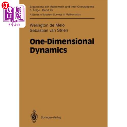 海外直订One-Dimensional Dynamics 一维动力学