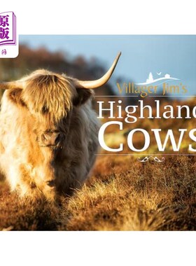 海外直订Villager Jim's Highland Cows 村民吉姆的高地牛