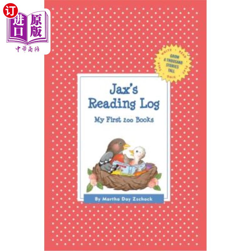 海外直订Jax's Reading Log: My First 200 Books (Gatst) Jax的阅读日志:我的前200本书(Gatst)