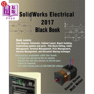 海外直订Solidworks Electrical 2017 Black Book Solidworks Electrical 2017黑皮书