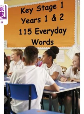 现货 Key Stage 1 - Years 1 & 2 - 115 Everyday Words 关键阶段1-第1年和第2年-115个日常词汇【中商原版】【中商原版】