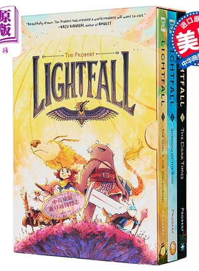 预售 光陨系列三册套装 Lightfall 3 Book Box Set 英文原版 Tim Probert 奇幻冒险小说 青少年文学【中商原版】