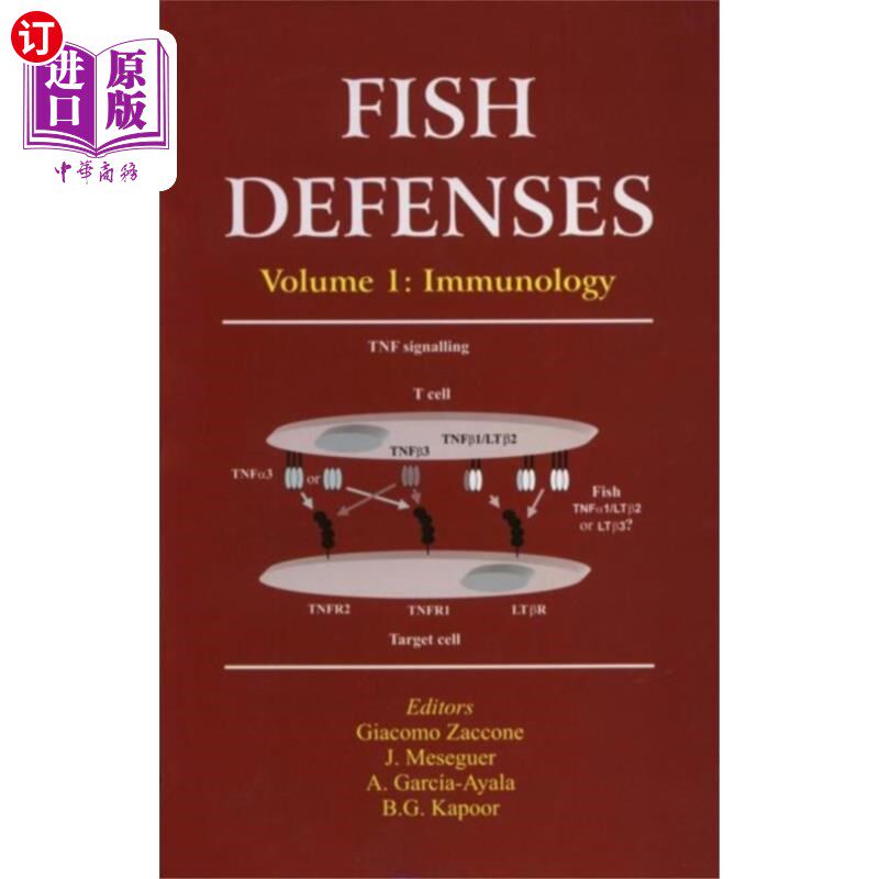 海外直订Fish Defenses Vol. 1 鱼类防御卷1