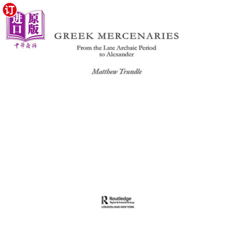 海外直订Greek Mercenaries 希腊雇佣军