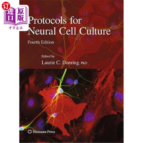 海外直订医药图书Protocols for Neural Cell Culture 神经细胞培养方案