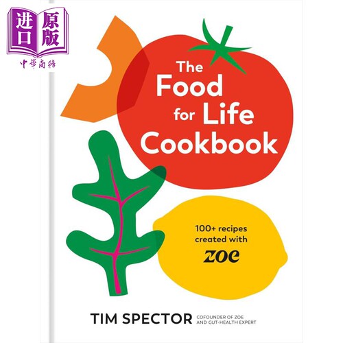 生命之食食谱 100多道由ZOE团队创制的肠道健康料理 The Food for Life Cookbook 英文原版 Tim Spector 素食菜谱【中商原版?