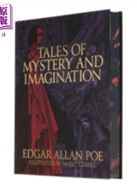 大角星经典文学 爱伦坡的神秘与想象故事 精装刷边版 英文原版 Edgar Allan Poes Tales Edgar Allan Poe【中商原版】