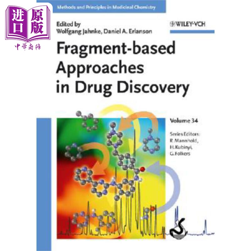 现货 基于片段的药物发现方法 Fragment-Based Approaches In Drug Discovery Wolfgang Jahnke 英文原版 wiley