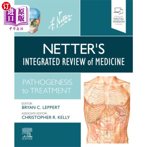 海外直订医药图书Netter's Integrated Review of Medicine Netter医学综合评论