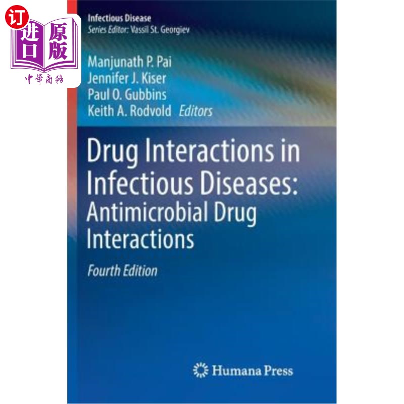 海外直订医药图书Drug Interactions in Infectious Diseases: Antimicrobial Drug Interactions 传染病中的药物相互作用：
