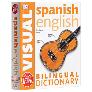 2024年新版DK双语图解词典 西班牙语 英语 英文原版 Spanish English Bilingual Visual Dictionary 商务字词典【中商原版】