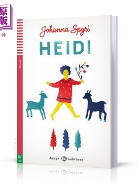 ELI Teen Readers German A1 Heidi 小海蒂 含音频 德文原版 德语分级阅读读物 儿童文学小说【中商原版】