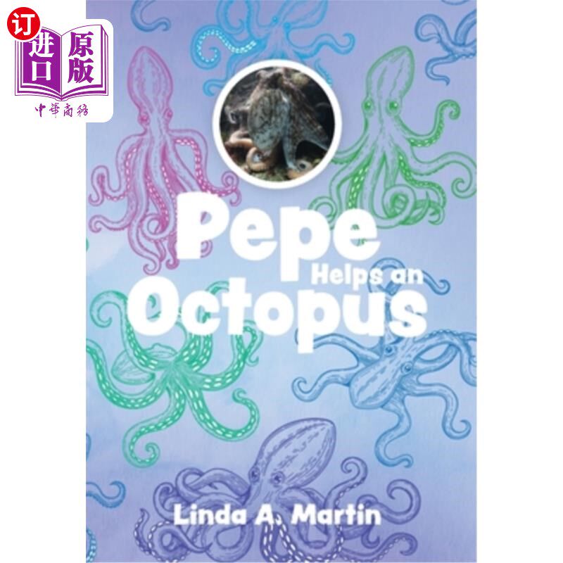海外直订Pepe Helps an Octopus Pepe帮助章鱼
