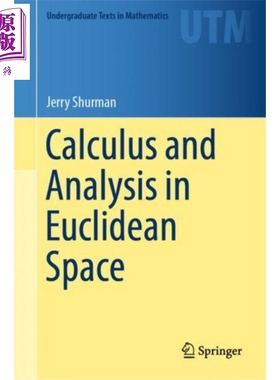 现货 欧几里德空间中的微积分与分析 Calculus and Analysis in Euclidean Space Jerry Shurman 英文原版【中商原版】