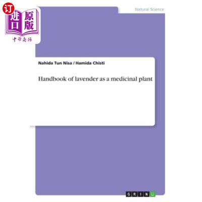 海外直订Handbook of lavender as a medicinal plant 薰衣草药用植物手册