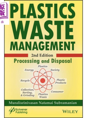 现货 塑料废物管理 第2版 Plastics Waste Management, 2Nd Edition 英文原版 Muralisrinivasan Subramanian 中商原版