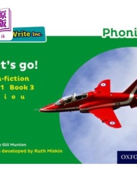 海外直订Read Write Inc. Phonics: Green Set 1 Non-fiction... Read Write公司自然拼读:绿色套装1非虚构3走吧!