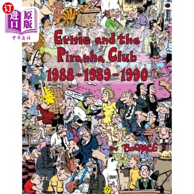 海外直订Ernie and the Piranha Club 1988-1989-1990 厄尼和食人鱼俱乐部1988-1989-1990