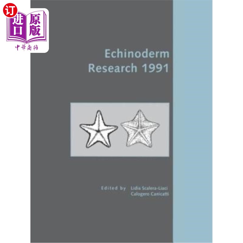 海外直订Echinoderm Research 1991棘皮动物研究1991