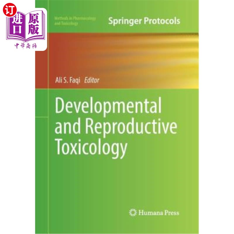海外直订医药图书Developmental and Reproductive Toxicology 发育和生殖毒理学