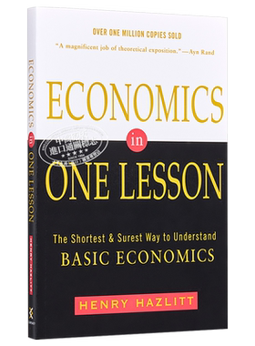 【中商原版】[英文原版]Economics in One Lesson 一课经济学/Henry Hazlitt/Currency