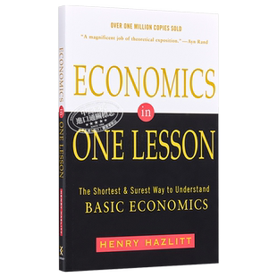 【中商原版】[英文原版]Economics in One Lesson 一课经济学/Henry Hazlitt/Currency