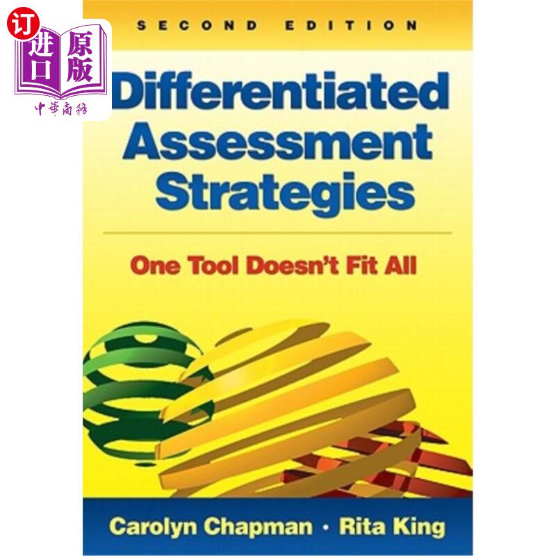 海外直订Differentiated Assessment Strategies: One Tool Doesn′t Fit All 差异化评估策略：一种工具不适用′；不适