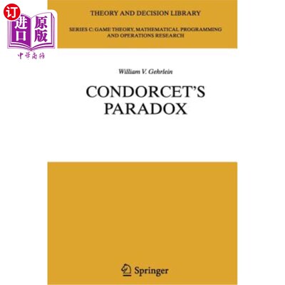海外直订Condorcet's Paradox 康多塞特悖论