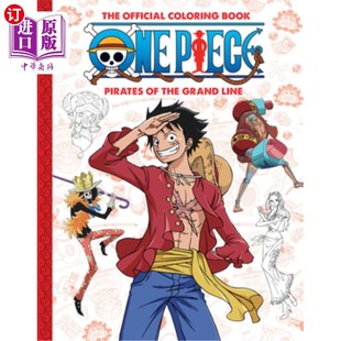 海外直订One Piece: Official Crew Coloring Collection: Pirates of the Grand Line the Perf 海贼王:官方船员着色收集: