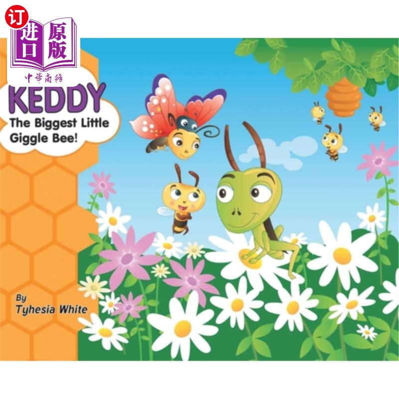 海外直订Keddy the Biggest Little Giggle Bee! 大的傻笑小蜜蜂Keddy !