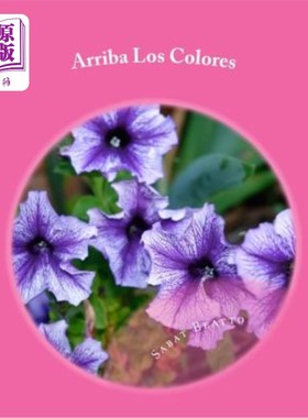 海外直订Arriba Los Colores: Coloring Flowers 上色:给花朵上色
