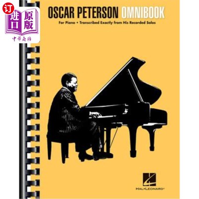 海外直订Oscar Peterson - Omnibook: Piano Transcriptions 奥斯卡·彼得森-Omnibook：钢琴转录