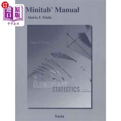 海外直订Elementary Statistics: Minitab Manual 基本统计：Minitab手册