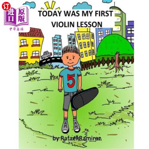 海外直订Today was my first Violin lesson 今天是我第一堂小提琴课