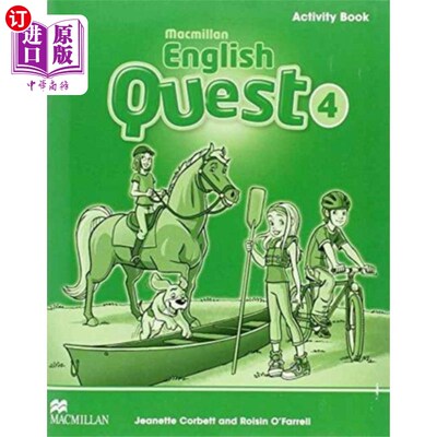 海外直订Macmillan English Quest Level 4 Activity Book 麦克米伦英语探索4级活动书