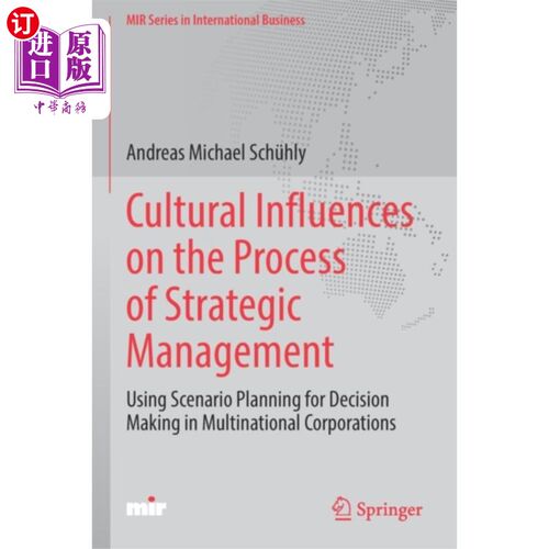 海外直订Cultural Influences on the Process of Strategic ... 文化对战略管理过程的影响