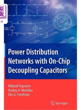 海外直订Power Distribution Networks with On-Chip Decoupling Capacitors 带片内去耦电容器的配电网