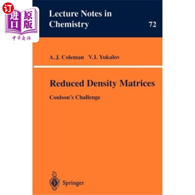 海外直订Reduced Density Matrices: Coulson's Challenge 简化密度矩阵:科尔森的挑战