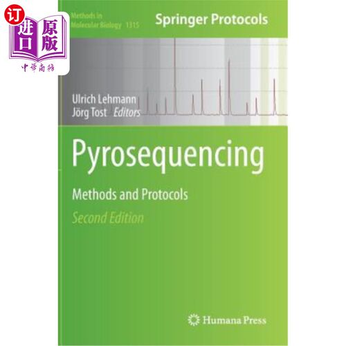 海外直订医药图书Pyrosequencing: Methods and Protocols 焦磷酸测序:方法和协议