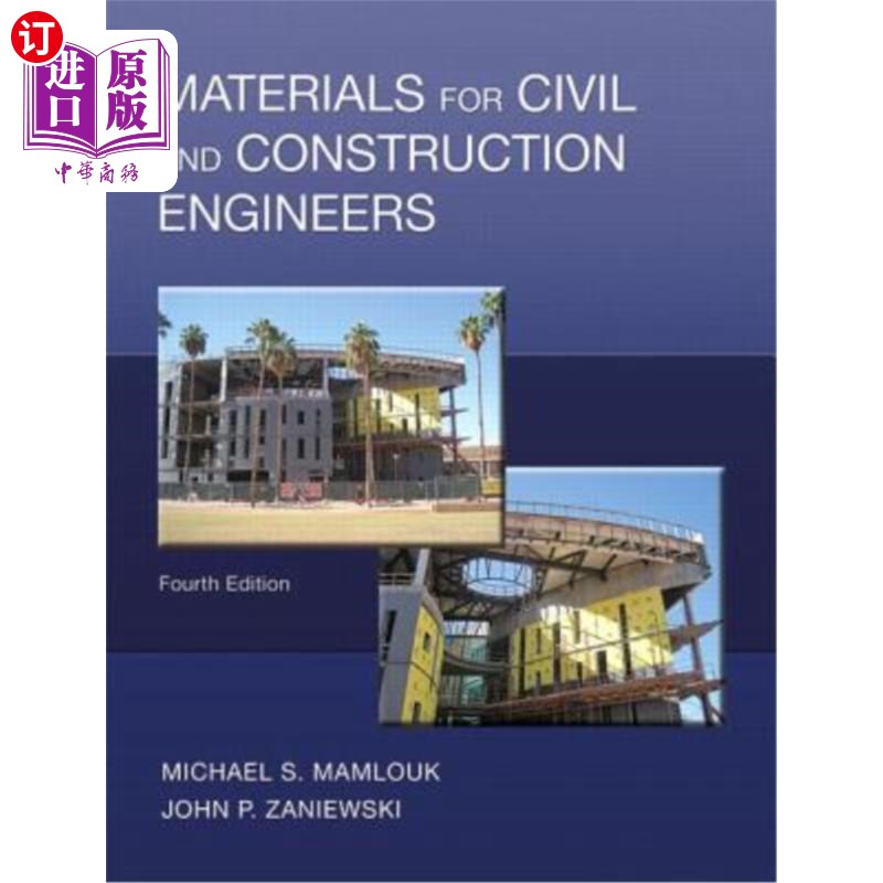 海外直订Materials for Civil and Construction Engineers 土木和建筑工程师用材料