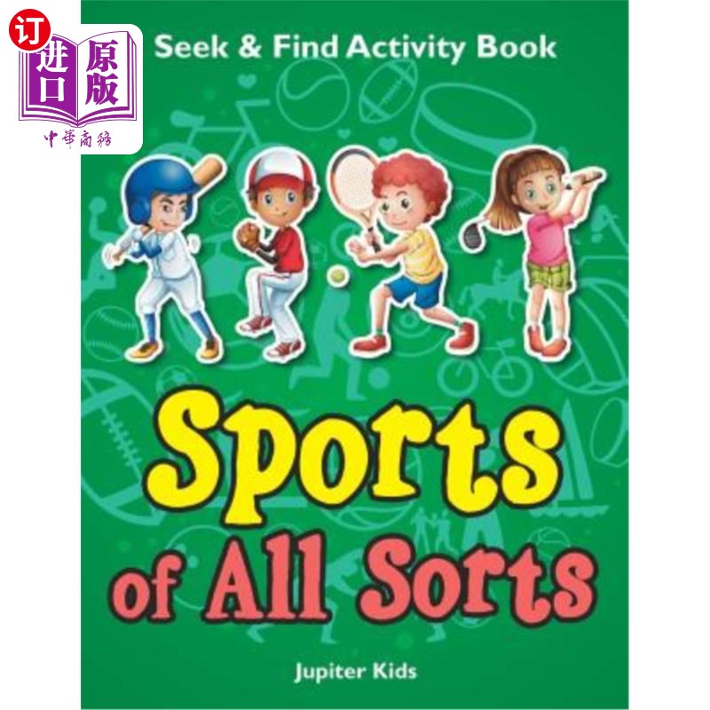 海外直订Sports of All Sorts Seek & Find Activity Book 各类体育寻觅活动书