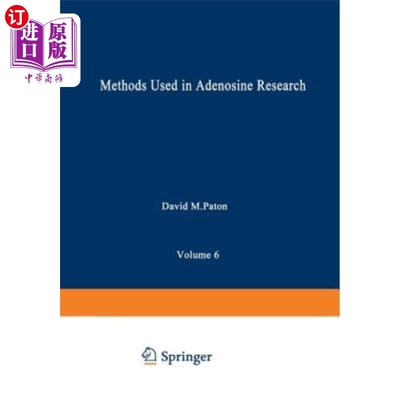 海外直订医药图书Methods Used in Adenosine Research 腺苷研究方法