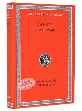 洛布古典丛书 恺撒 内战记 Civil War Caesar 拉英双语对照 【中商原版】