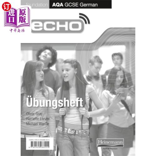 海外直订Echo AQA GCSE German Foundation Workbook 8 Pack Echo AQA GCSE德国基础工作手册8包