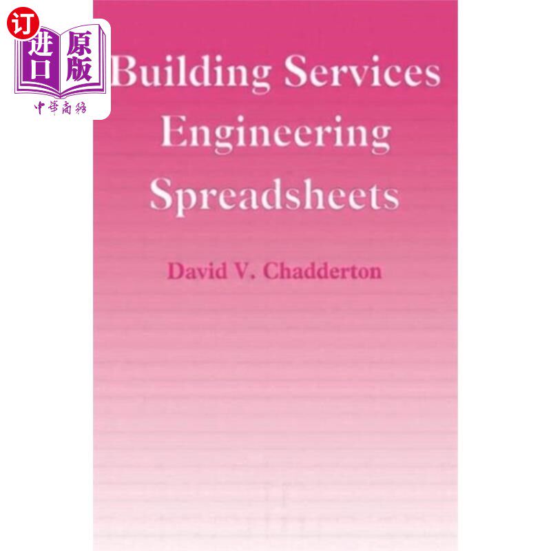 海外直订Building Services Engineering Spreadsheets 建筑服务工程电子表格