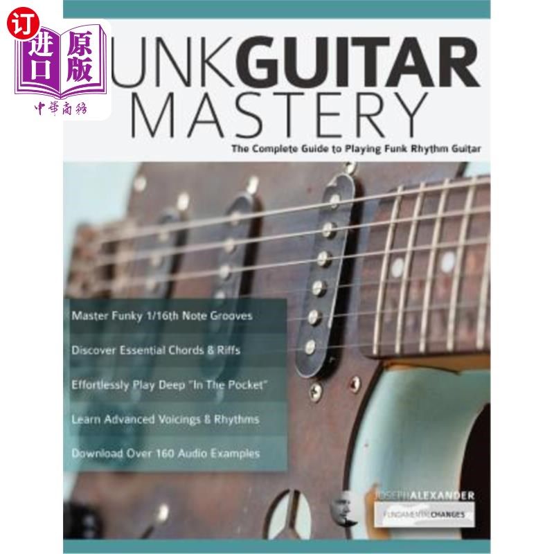 海外直订funk guitar mastery 风趣吉他大师